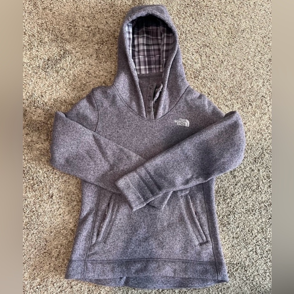 The North Face Women's Heather Purple Hoodie